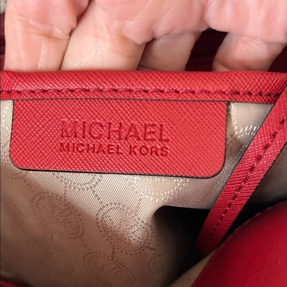 Michael Kors Red Satchel Bag - Picture 5 of 9
